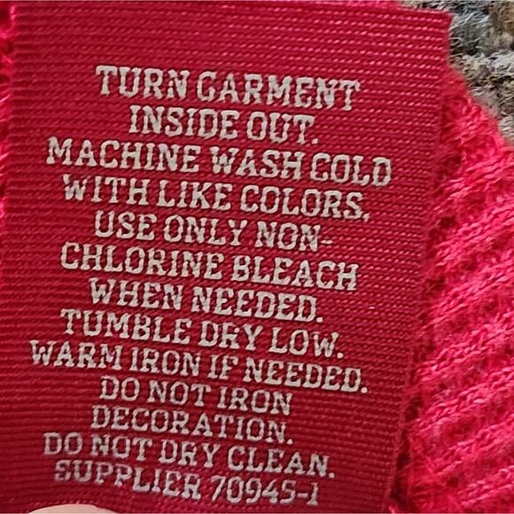 🎄 Boys Santa Christmas Thermal Shirt The Original Bearded Hipster Size L 14 16 - Picture 5 of 6